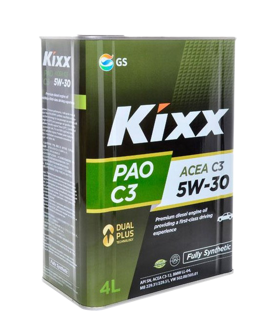 Моторное масло KIXX PAO C3 5W30, 4л